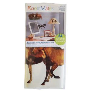 Wild Horses 24 Peel & Stick Wall Decals Precut Self Adhesive Removable Reusable